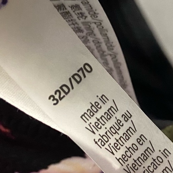 New! Victoria's Secret Electric Butterflies Shine Strap Bikini Top 4624 - Picture 6 of 8